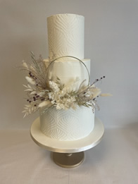 Buttercream wedding cake by Catherine Scott