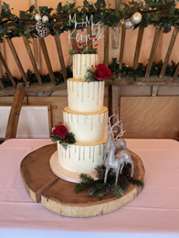 Buttercream wedding cake by Catherine Scott