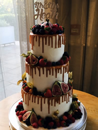 Buttercream wedding cake by Catherine Scott