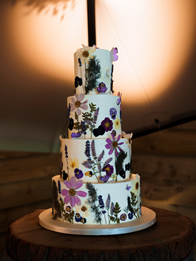 Buttercream wedding cake by Catherine Scott