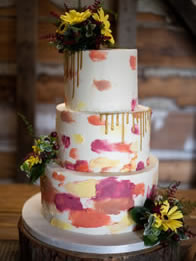 Buttercream wedding cake by Catherine Scott