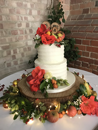 Buttercream wedding cake by Catherine Scott