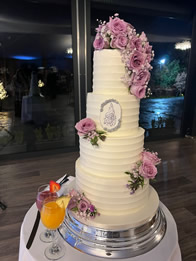 Buttercream wedding cake by Catherine Scott