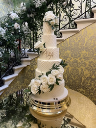 Buttercream wedding cake by Catherine Scott