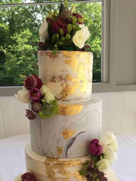 Buttercream wedding cake by Catherine Scott