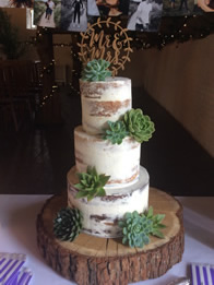 Buttercream wedding cake by Catherine Scott