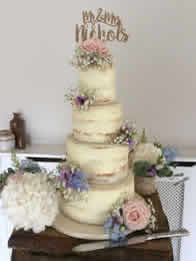 Buttercream wedding cake by Catherine Scott