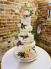 Buttercream wedding cake by Catherine Scott