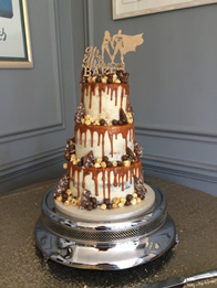 Buttercream wedding cake by Catherine Scott