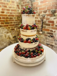 Buttercream wedding cake by Catherine Scott