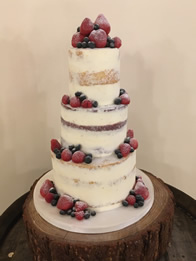Buttercream wedding cake by Catherine Scott
