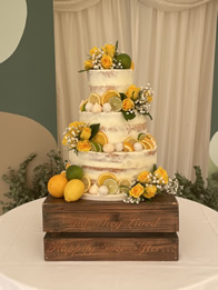Buttercream wedding cake by Catherine Scott