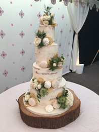 Buttercream wedding cake by Catherine Scott