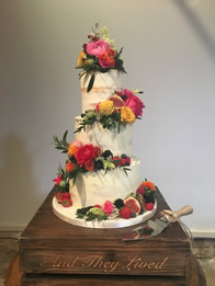 Buttercream wedding cake by Catherine Scott