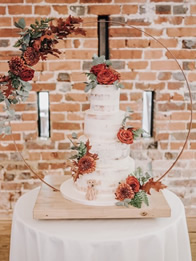 Buttercream wedding cake by Catherine Scott