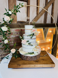 Buttercream wedding cake by Catherine Scott