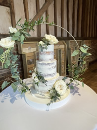 Buttercream wedding cake by Catherine Scott