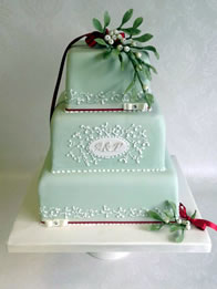 Contemporary wedding cake by Catherine Scott