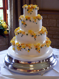 Contemporary wedding cake by Catherine Scott