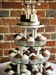 Wedding cupcakes by Catherine Scott