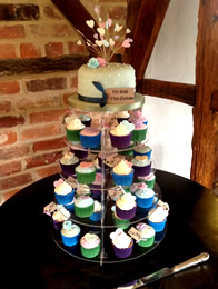 Wedding cupcakes by Catherine Scott