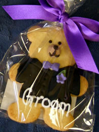 Teddy Groom Cookie