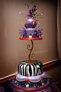 Novelty wedding cake by Catherine Scott