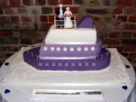 Novelty wedding cake by Catherine Scott