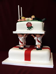 Novelty wedding cake by Catherine Scott