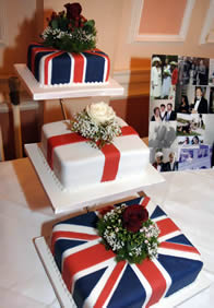 Novelty wedding cake by Catherine Scott