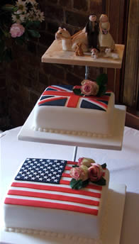 Novelty wedding cake by Catherine Scott