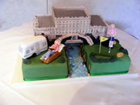 Novelty wedding cake by Catherine Scott