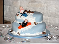 Novelty wedding cake by Catherine Scott