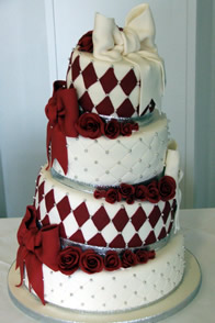 Novelty wedding cake by Catherine Scott
