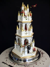 Novelty wedding cake by Catherine Scott