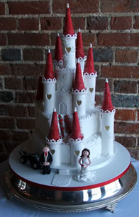 Novelty wedding cake by Catherine Scott