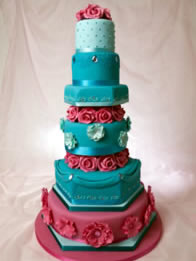 Novelty wedding cake by Catherine Scott