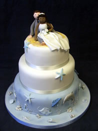 Novelty wedding cake by Catherine Scott